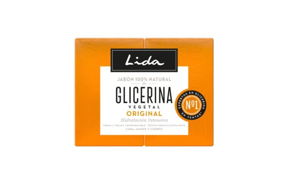 LIDA 100% NATURAL SOAP ORIGINAL GLYCERINE LOT 2 x 125 gr - NVA5007284