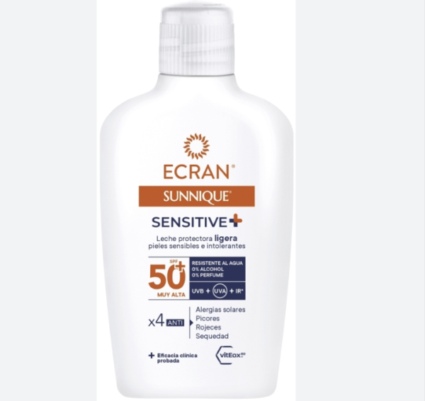 ECRAN ECRAN SUNNIQUE SENSITIVE milk SPF50+ 200 ml - NVA5008335