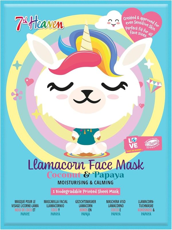 7TH HEAVEN LLAMACORN face mask 1 unit - NVA0064984