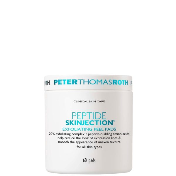 P.T. Roth Peptide Skinjection Exfoliating Peel Pads 60 piece - PARB-11-245-00