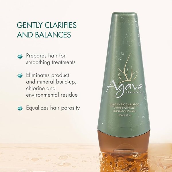 AGAVE HEALING OIL clarifying shampoo 250 ml - NVA6492039