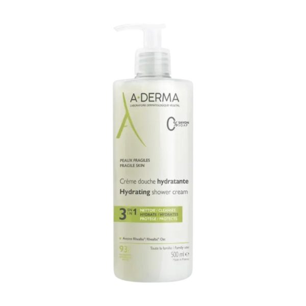 A-DERMA ESSENTIAL RANGE moisturizing shower cream 500 ml - NVA0396560