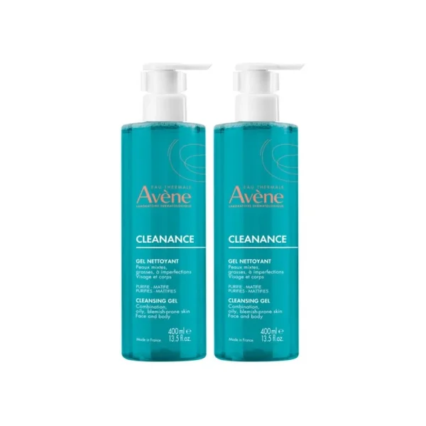 AVÈNE CLEANANCE cleansing gel pack 2 x 400 ml - NVA9428200