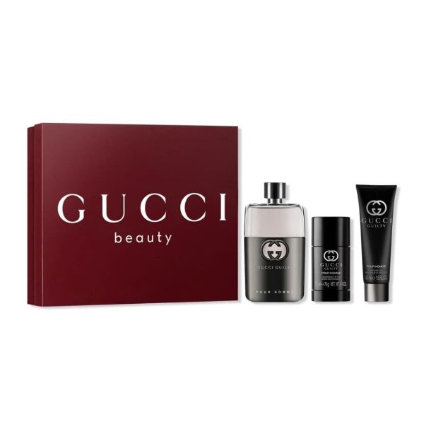 GUCCI GUCCI GUILTY POUR HOMME CASE 3 pcs - NVA5267061