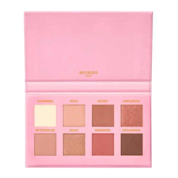 BOURJOIS VOLUME GLAMOR SOIRS DE PARIS eyeshadow palette #02-Rose Glamor 1 u - NVA6088252