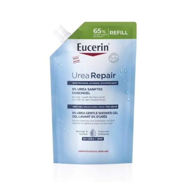 EUCERIN UREAREPAIR gentle shower gel 5% urea refill 400 ml - NVA0346057