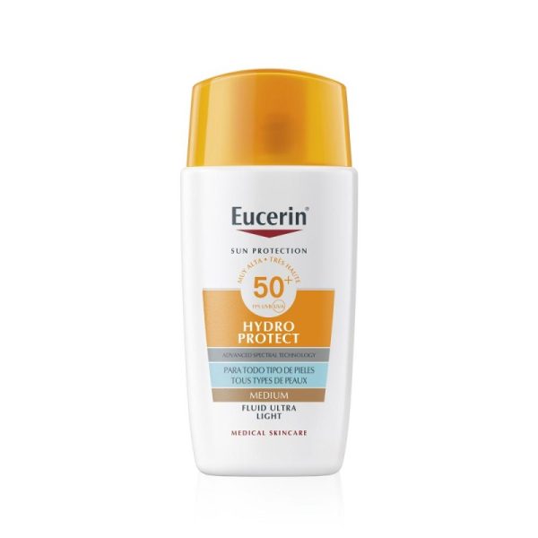 EUCERIN SUN PROTECTION HYDRO PROTECT tinted fluid SPF50+ #Medium 50 ml - NVA0357404