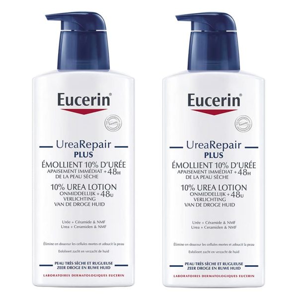 EUCERIN UREAREPAIR PLUS body lotion 10% pack 2 x 400 ml - NVA0365270