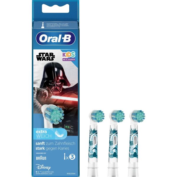 Ανταλλακτικό κεφαλής Oral-B Stages Power Star Wars 3 Μονάδες - S6504112