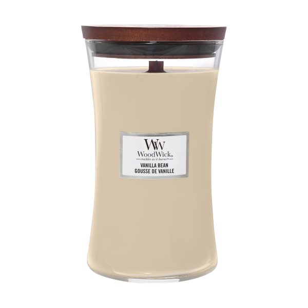 Woodwick Vanilla Bean Large Hourglass Candle 0 - PARB-03-188-00