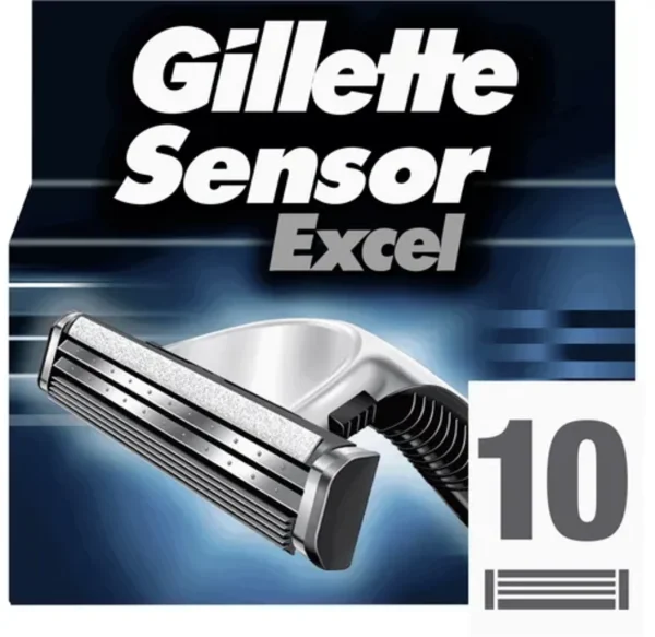 GILLETTE SENSOR EXCEL charger 10 refills - NVA8417759