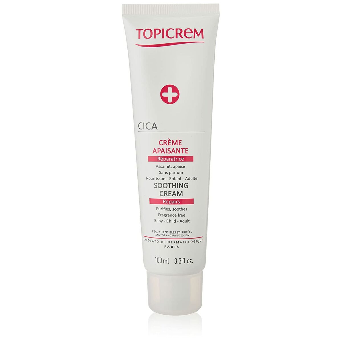 3700281703283 TOPICREM CICA soothing cream 100 ml - NVA1703283
