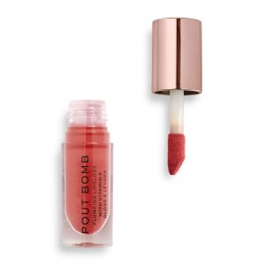 REVOLUTION MAKE UP POUT BOMB plumping gloss #peachy 4.6ml