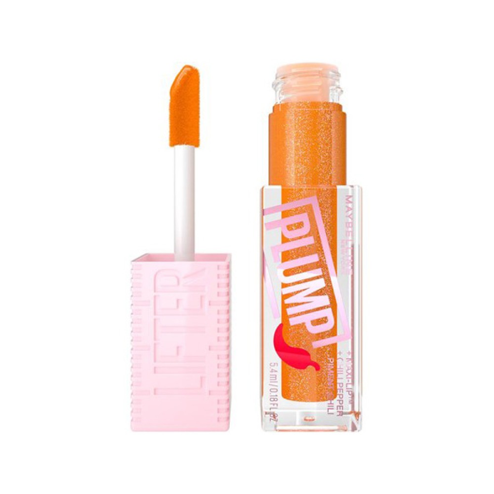 0000030158696 MAYBELLINE PLUMP volumizing lip gloss #008 hot honey 5.4 ml - NVA0158696