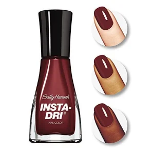 SALLY HANSEN INSTA-DRI nail color #428-zip wine 9.17 ml