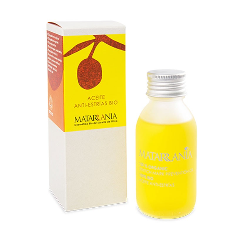 0736211011718 MATARRANIA MOISTURIZING anti-stretch mark body oil 100% BIO 100 ml - NVA1011718