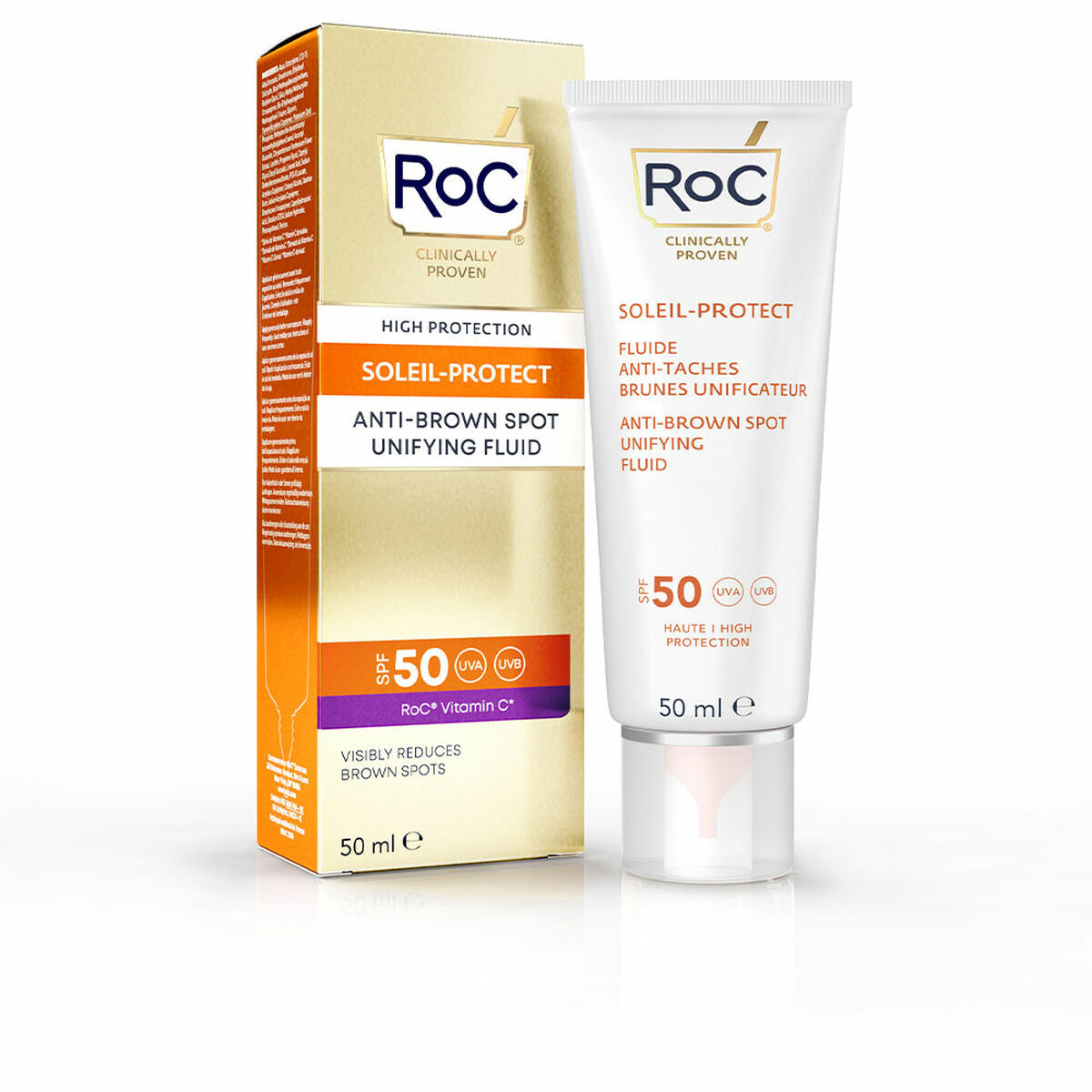 1210000800084 ROC Soleil-Protect Anti-Brown Spot Unifying Fluid SPF50+ 50 ml - PARC-R1-004-01