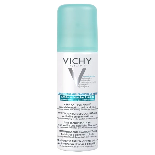 Vichy 48H Anti-Transpirant Anti-Traces Deo Spray - -  - 1 piece x 125 ml