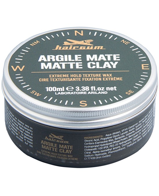 3426354089206 HAIRGUM HAIRGUM matte clay wax 100 ml - NVA4089206