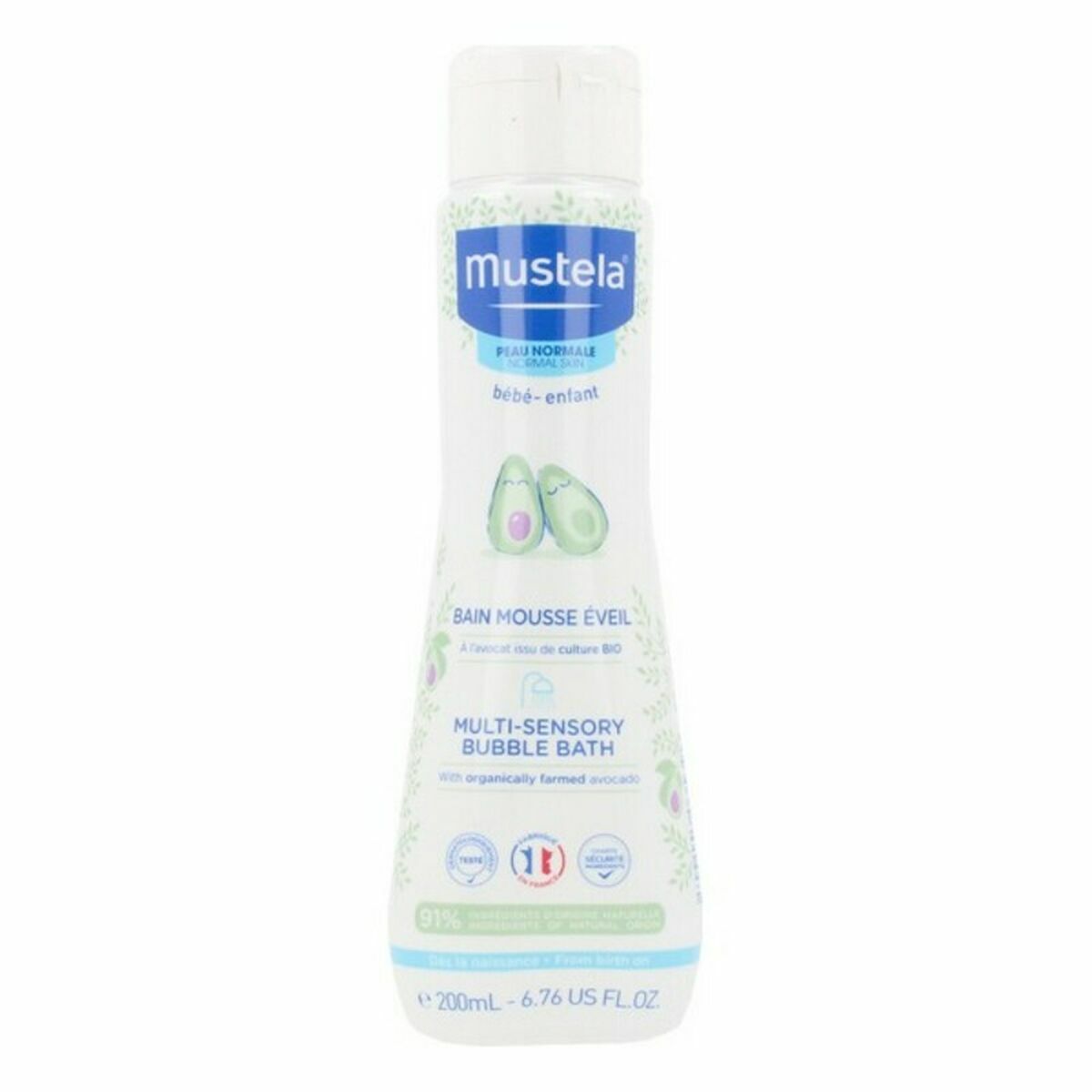 3504105035396 Mustela Normal Skin Multi-Sensory Bubble Bath 200 ml - NVA5035396