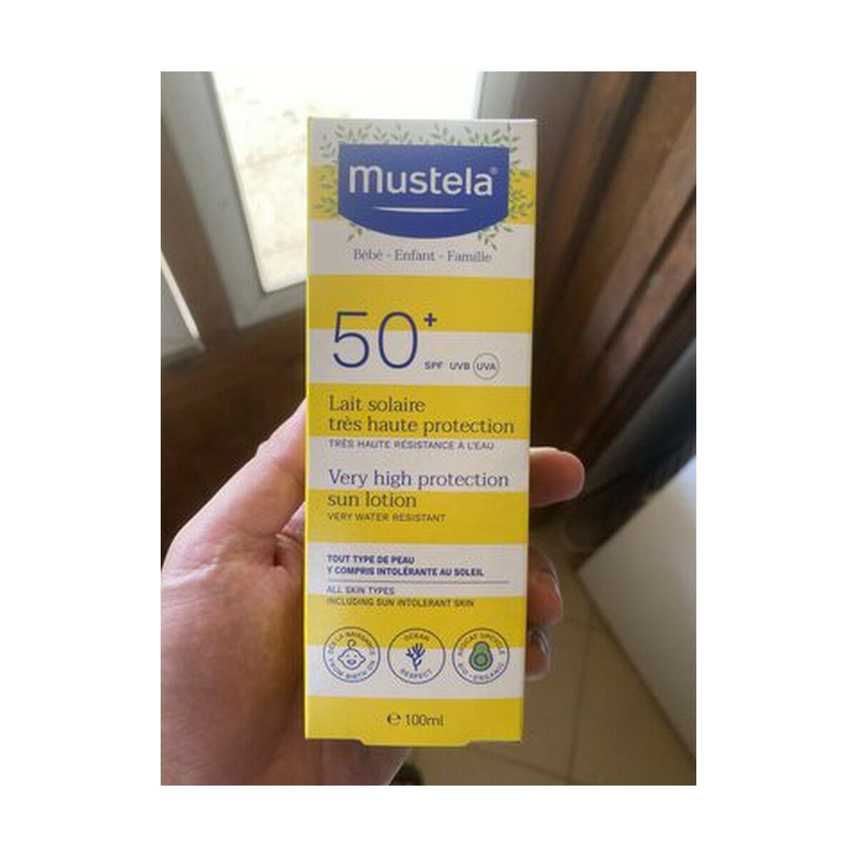 3504105036775 MUSTELA BÉBÉ SOL lait solaire IP50+ 100 ml - NVA5036775