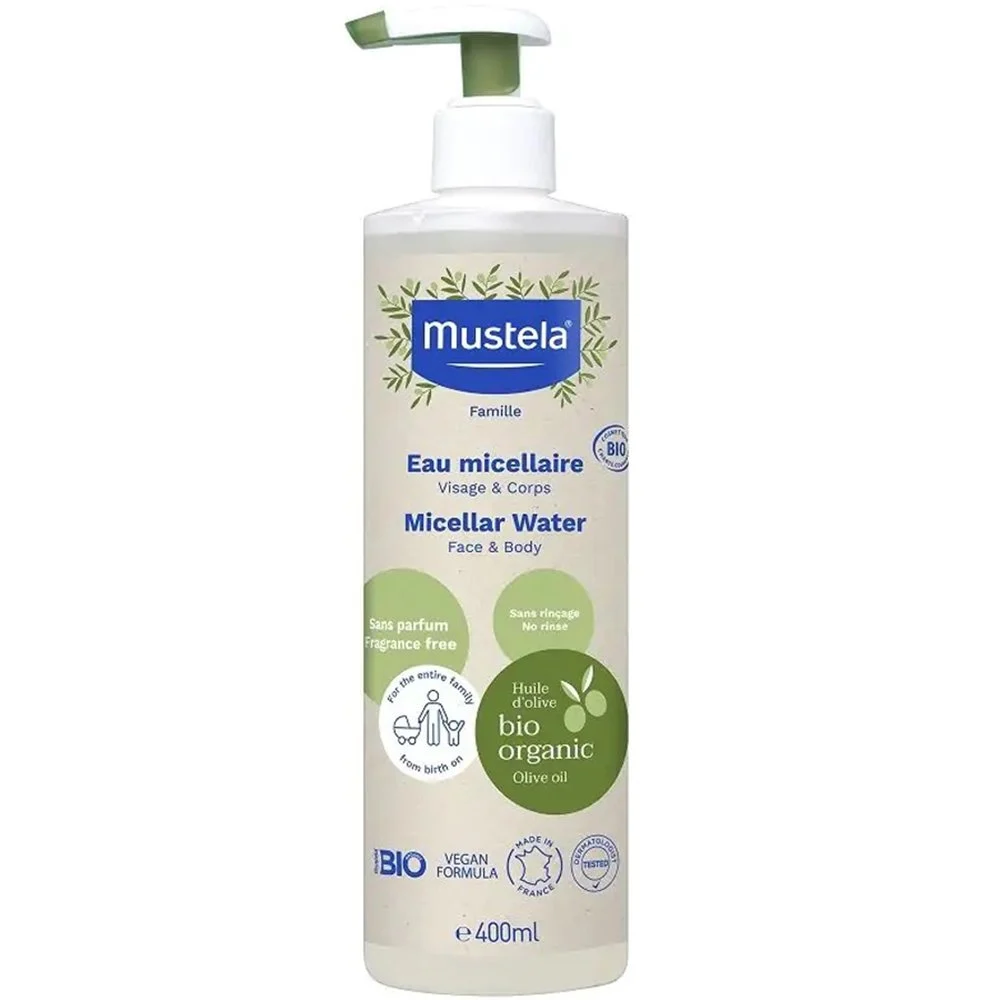 3504105037963 MUSTELA BABY micellar water without rinsing certified BIO 400 ml - NVA5037963
