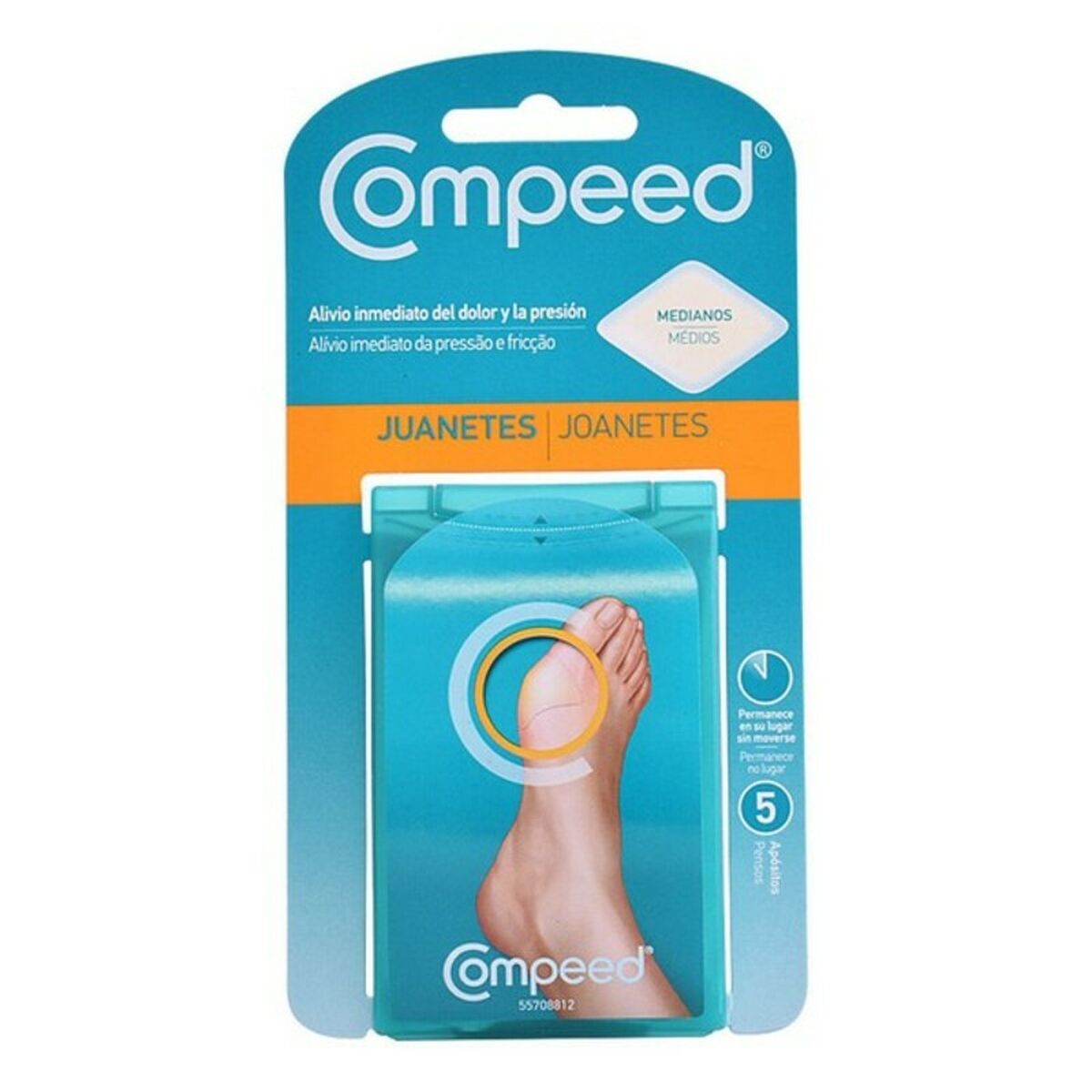 3574660259209 Compeed Επιθέματα Juanetes με Gel για το Κότσι Medium 5τμχ - NVA0259209