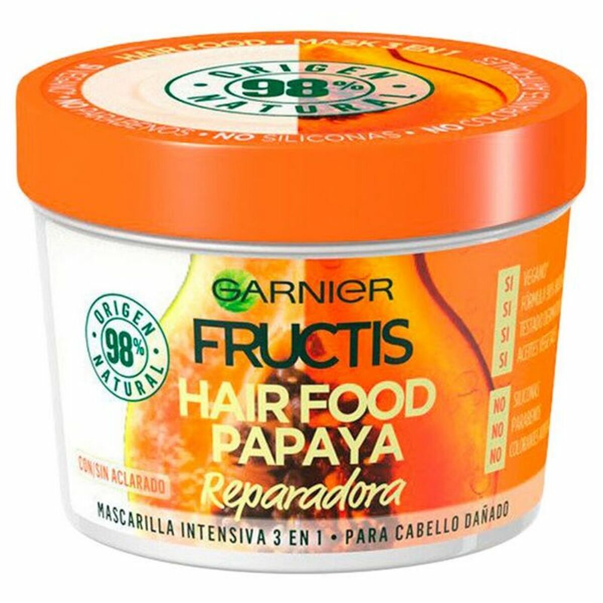 3600542140799 GARNIER FRUCTIS HAIR FOOD papaya repair mask 390 ml - NVA2140799