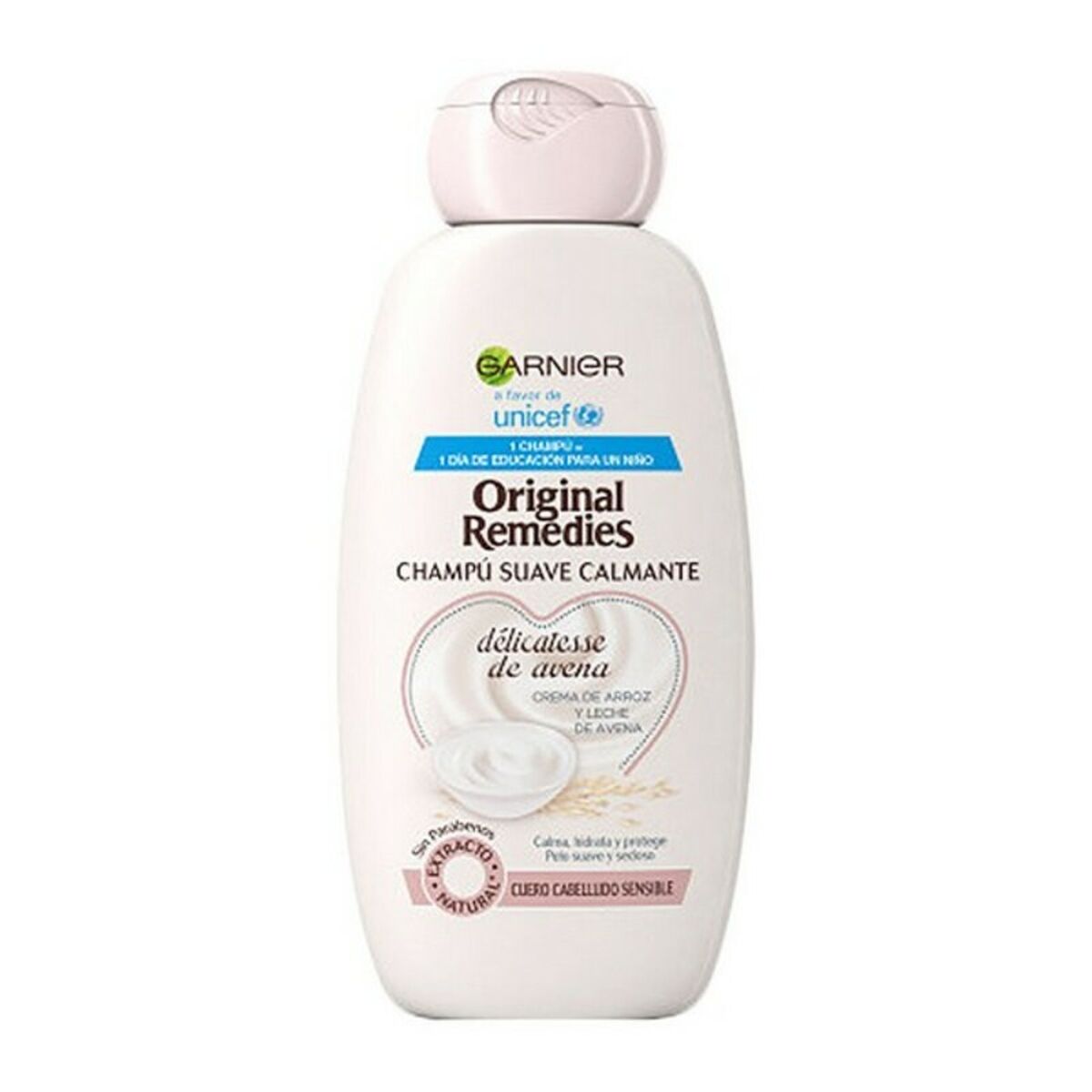 3600542152976 Garnier Original Remedies Oat Milk & Rice Cream Shampoo 300ml - NVA2152976