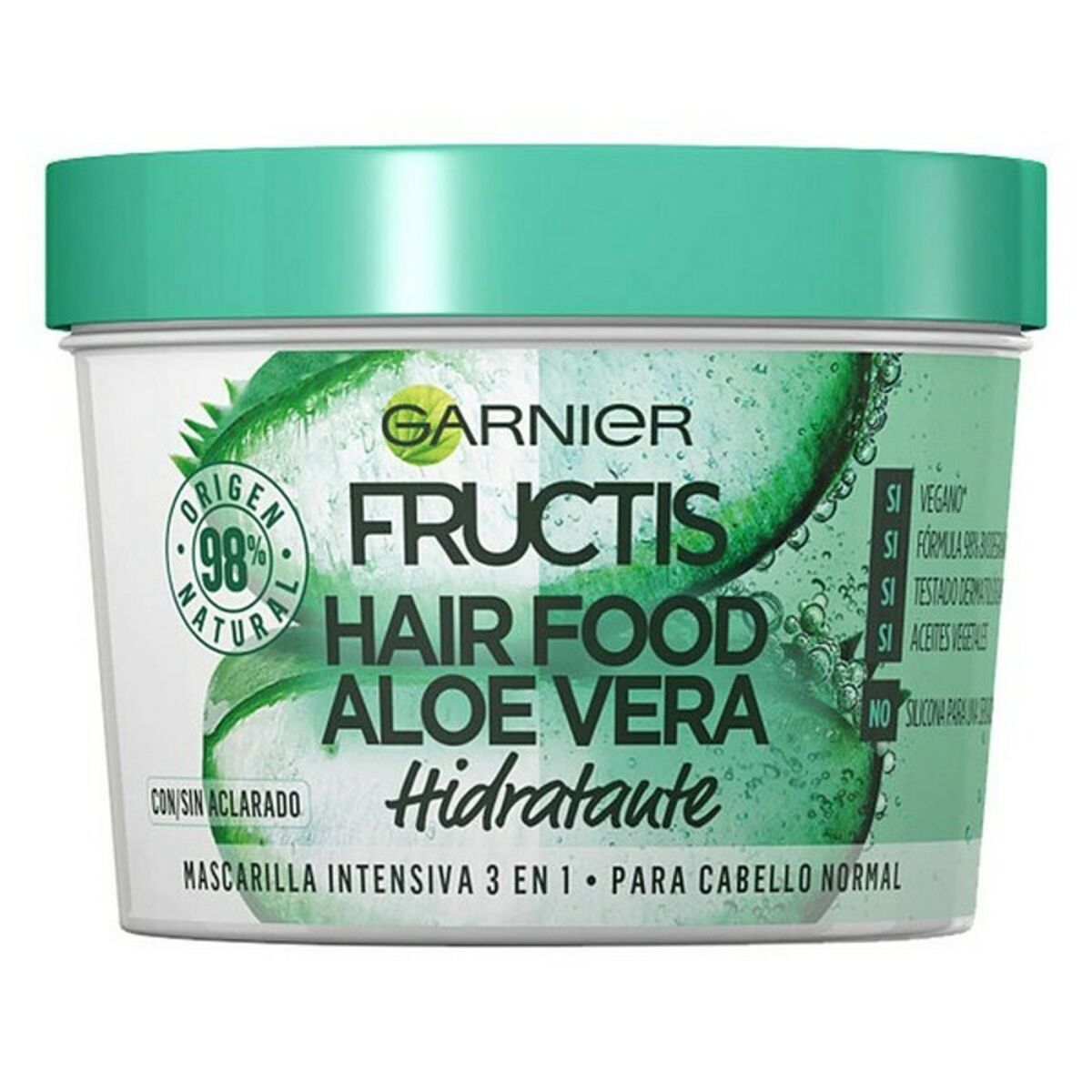3600542221092 Garnier Fructis Aloe Vera Hair Food Μάσκα Μαλλιών για Ενυδάτωση 390ml - NVA2221092