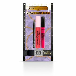 NYX PROFESSIONAL MAKE UP VEGAN SWEET GLAM LIMITED EDITION set 3 pz