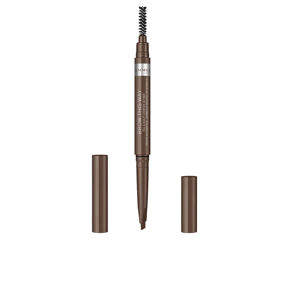 3616305422354 RIMMEL LONDON BROW THIS WAY eyebrow pencil #02-medium brown 0.25 gr - NVA5422354