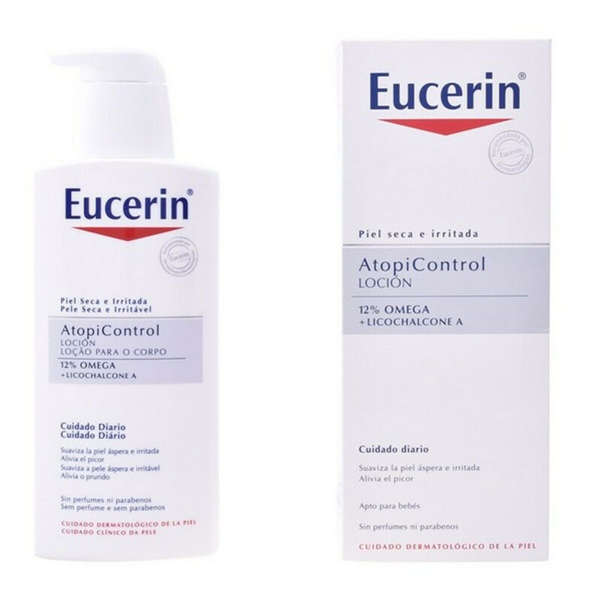 EUCERIN ATOPICONTROL loción corporal 12% omega 400 ml