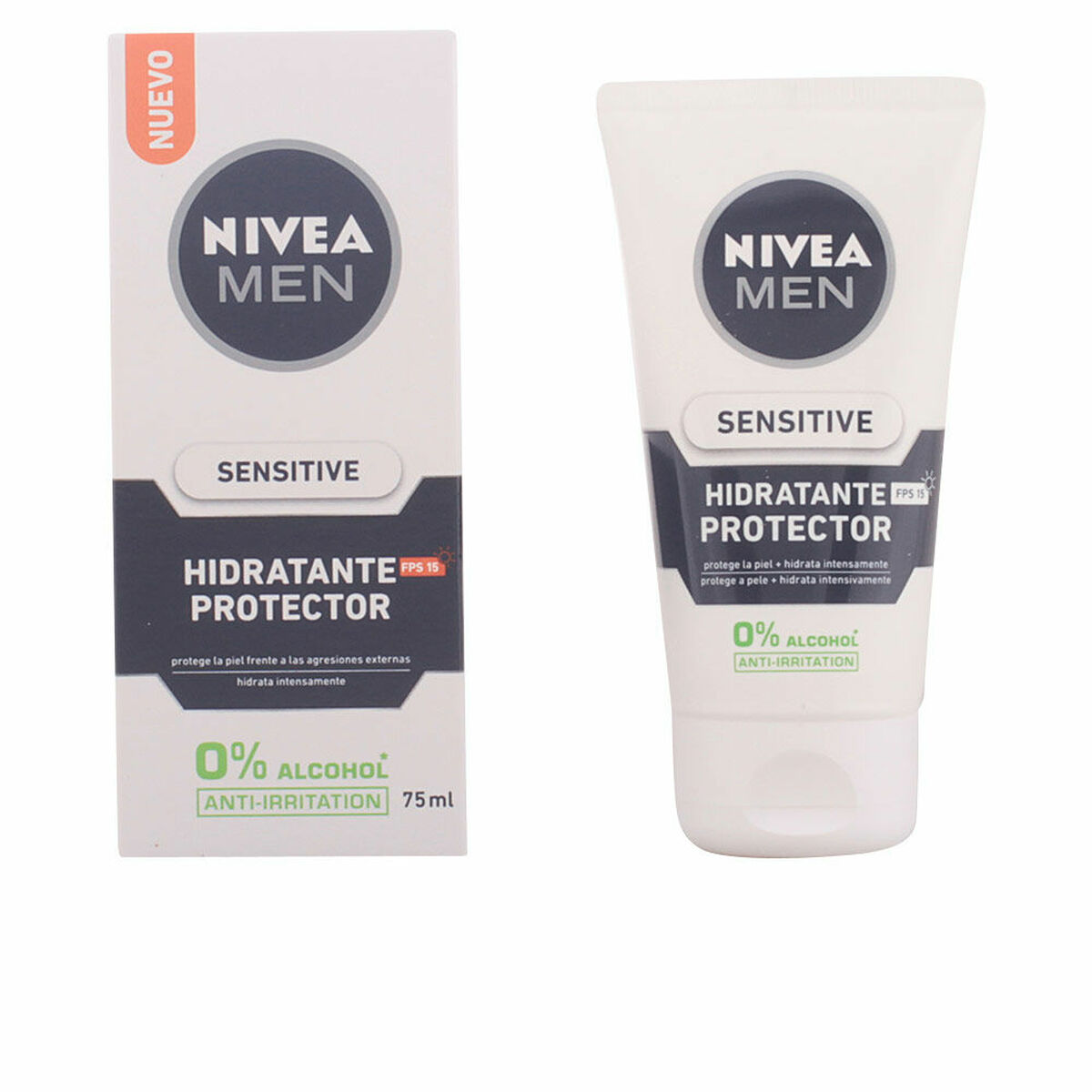 4005808935321 NIVEA MEN SENSITIVE 0% οινόπνευμα ενυδατικό προστατευτικό SPF15 75 ml - NVA8935321