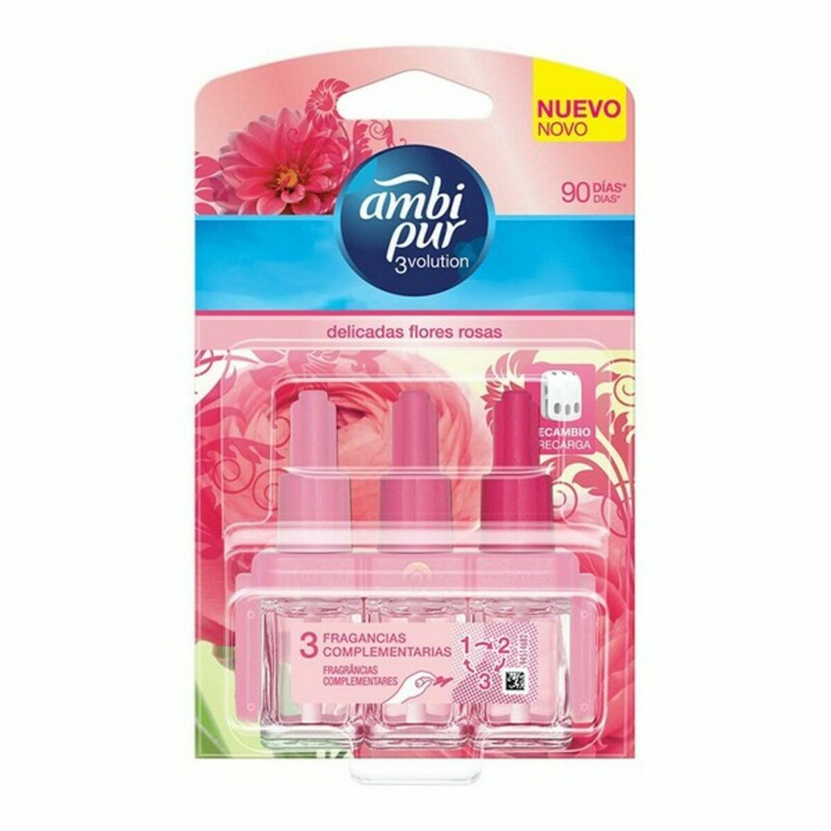4015600450311 AMBI PUR 3VOLUTION air freshener refill #pink flowers 21 ml - NVA0450311
