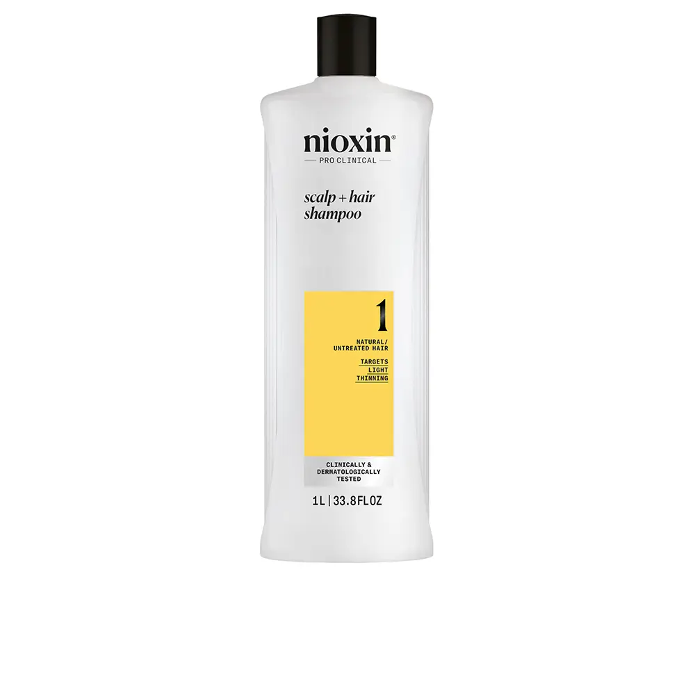 NIOXIN SYSTEM 1 - Shampoo - Natural Hair with Mild Weakening 1000 ml