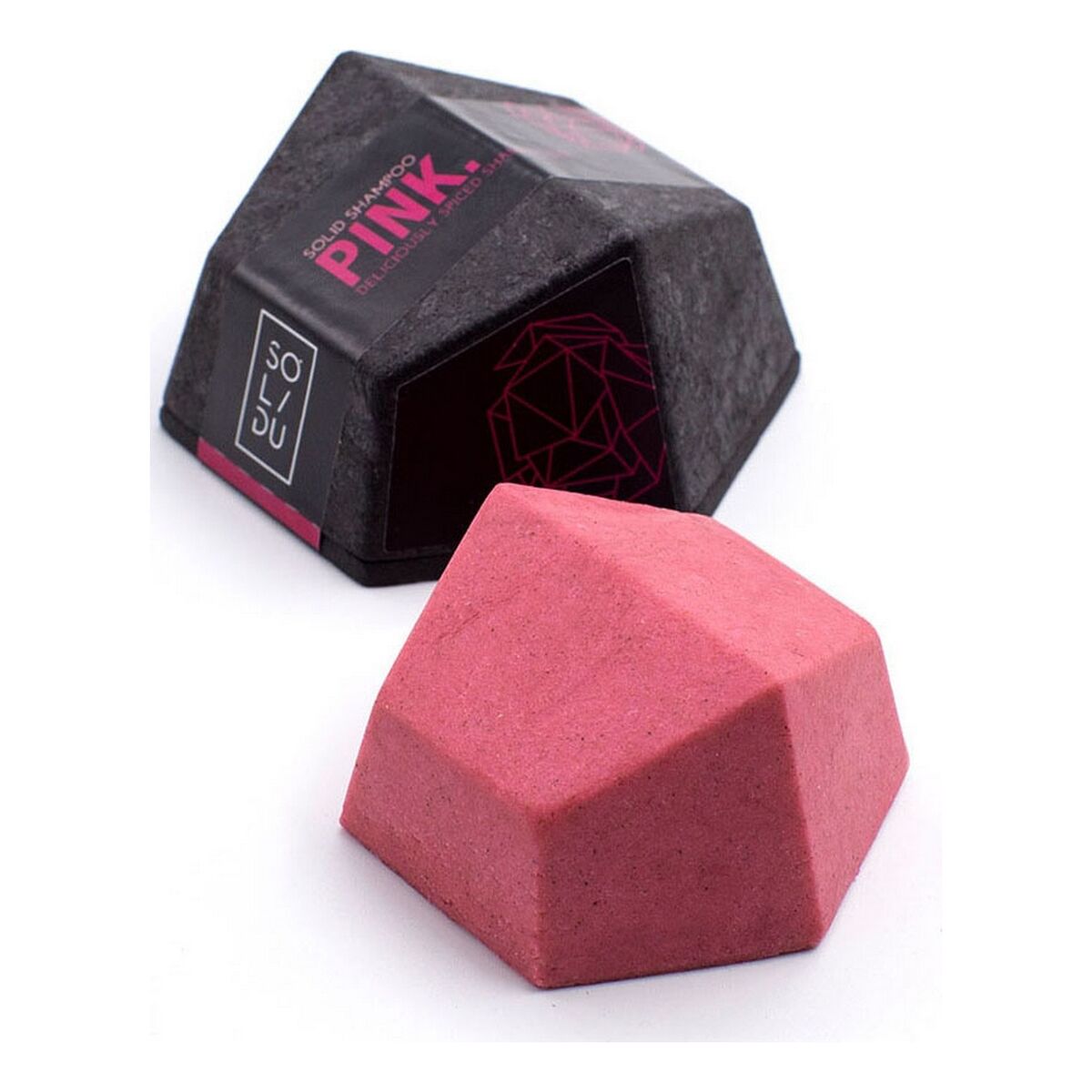 SOLIDU THE PINK normal hair peonia & ylang-ylang shampoo bar 65 gr