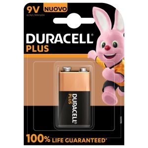 DURACELL DURACELL PLUS POWER 9V 6LR61/MN1604 battery x 1 u