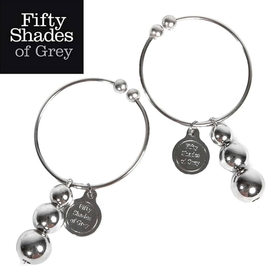 5060057879320 50 Shades of Grey Pleasure and Pain Nipple Rings - FS52419