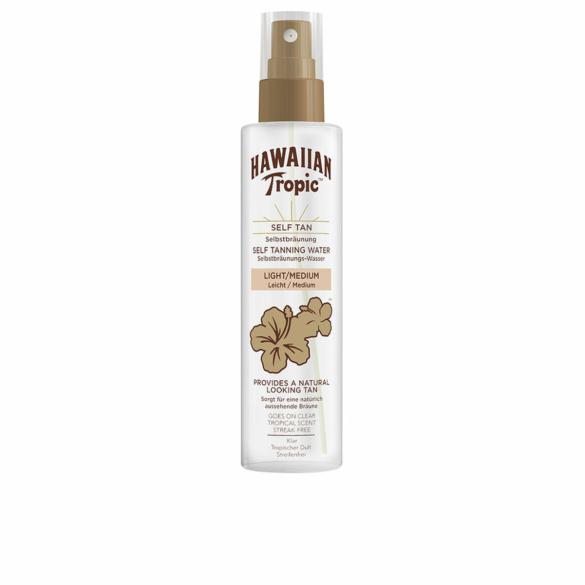 HAWAIIAN TROPIC SELF-TANNING WATER light-medium 190 ml