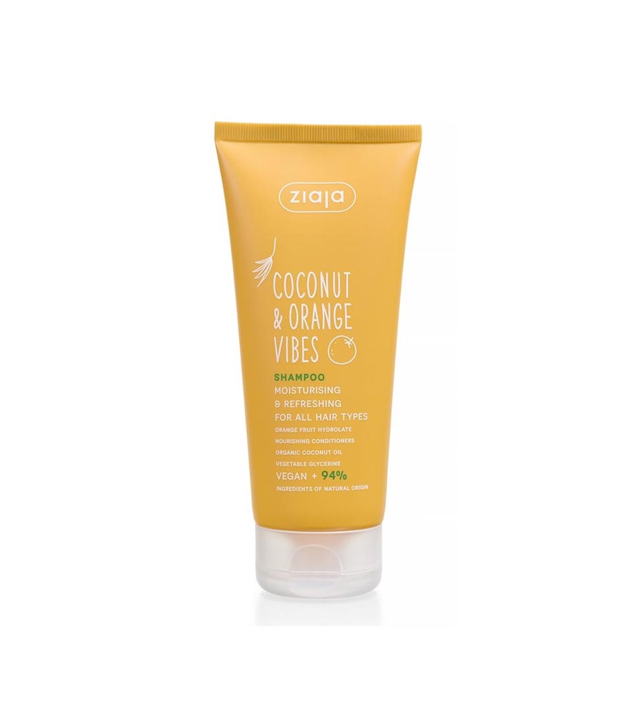 5901887003137 ZIAJA COCONUT & ORANGE VIBES moisturizing and refreshing shampoo 200 ml - NVA7003137