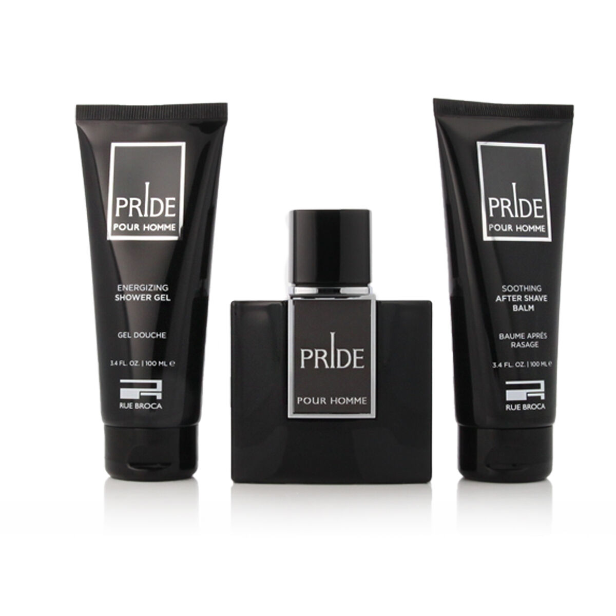 6290171073079 Afnan Rue Broca Pride Pour Homme M Set - EdP 100 ml + a/s balm 100 ml + sh/gel 100 ml - LB1041701