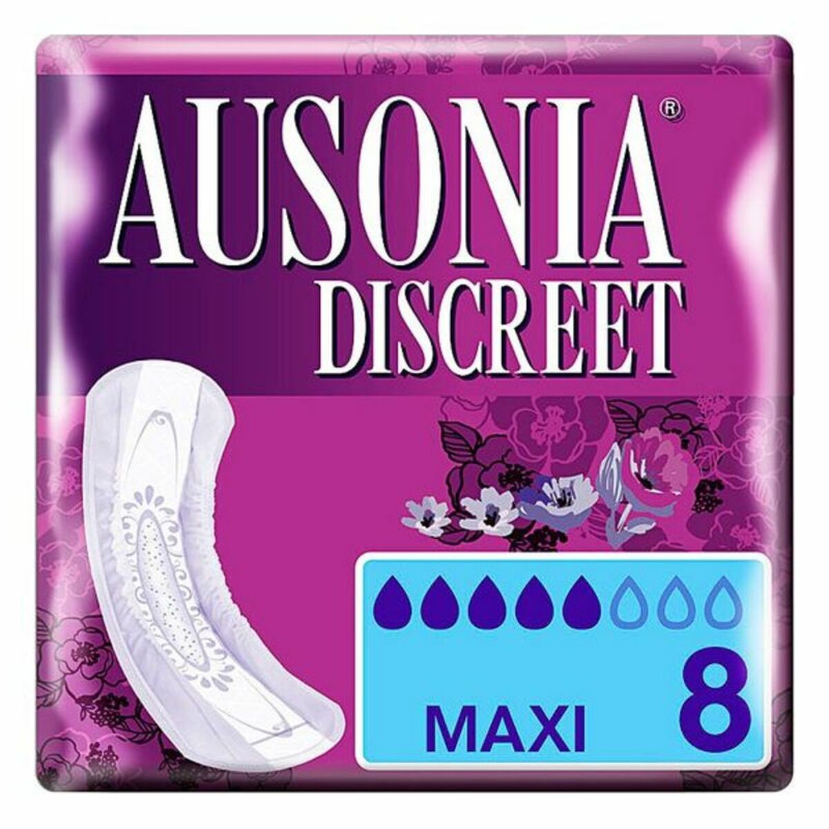 8001090995438 AUSONIA Discreet Maxi 8τμχ - NVA0995438