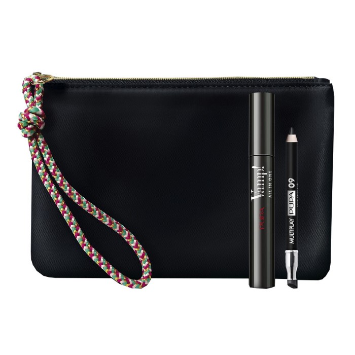 8011607374588 Pupa Vamp! Mascara & Mini Multiplay SetVamp! All in One #101 Extra Black Mascara 9ml/Multiplay #09 Deep Black 0,8gr set x 9.8 ml - PARC-PM-099-01