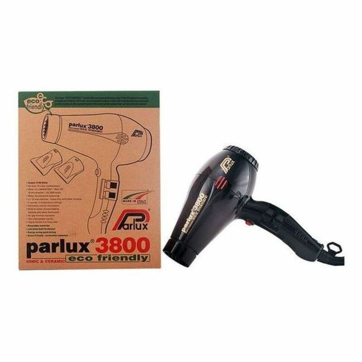 8021233114014 PARLUX HAIR DRYER 3800 ionic & ceramic black - NVA3114014