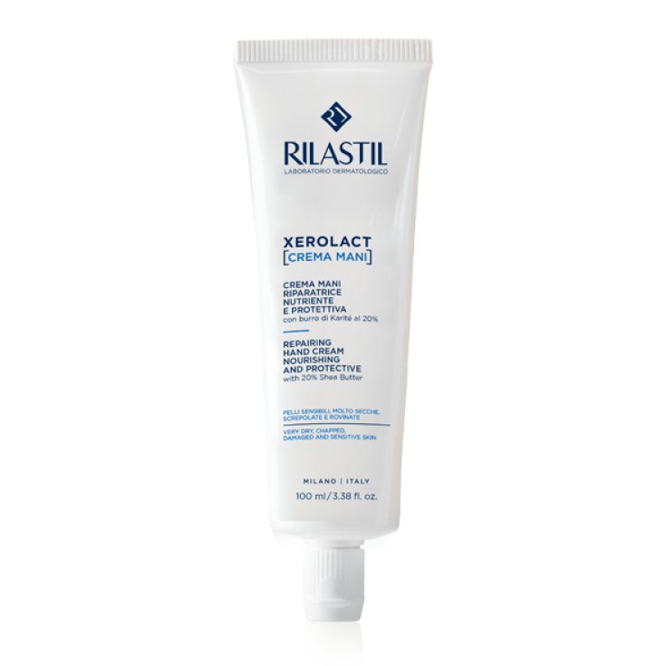 8055510241124 RILASTIL XEROLACT repairing hand cream 100 ml - NVA0241124