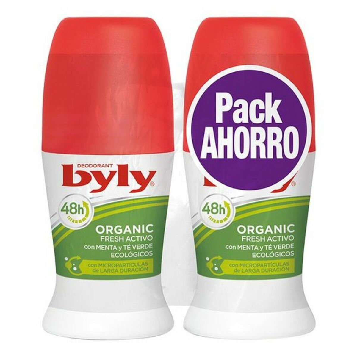 8411104008458 BYLY ORGANIC EXTRA FRESH DEO ROLL-ON SET 2 x 50 ml - NVA4008458