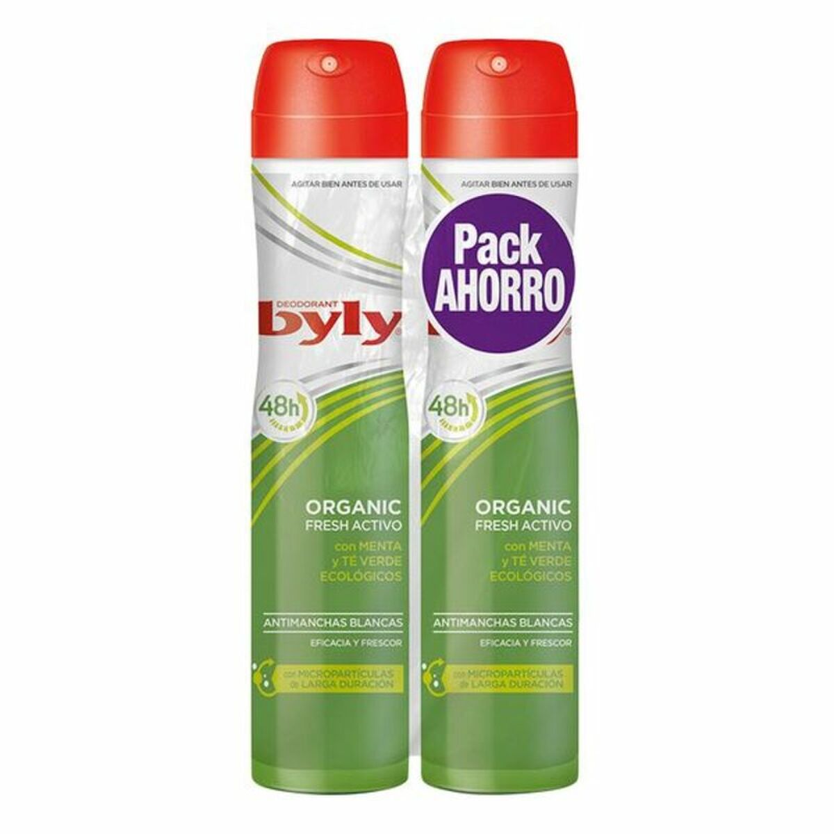 8411104041172 Byly Organic Extra Fresh Spray 2x200ml - NVA4041172