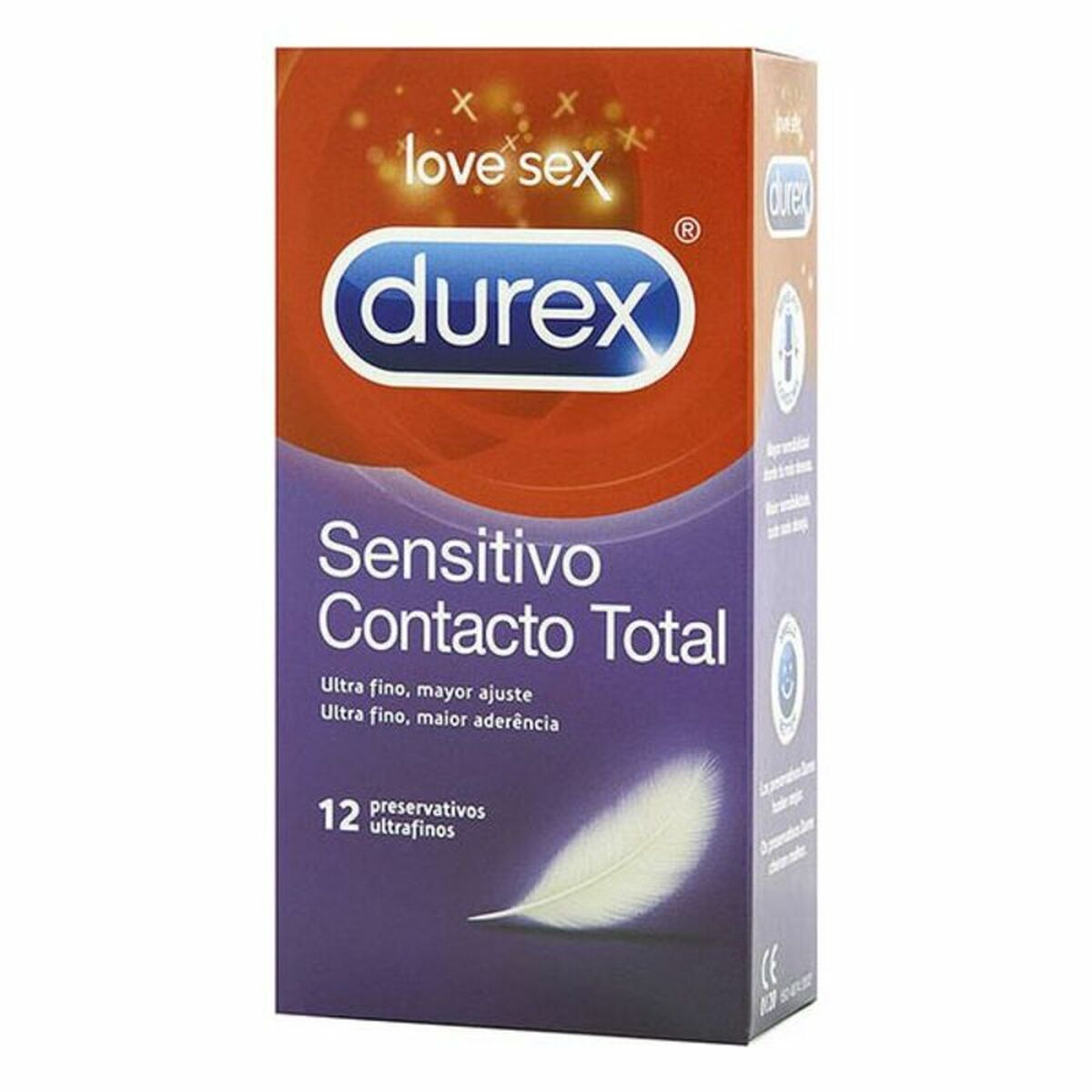 8428076000502 Προφυλακτικά Durex Sensitivo Contacto Total (12 uds) - NVA6000502