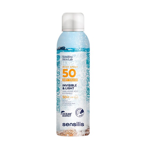 8428749989707 SENSILIS INVISIBLE & LIGHT body spray SPF50+ 200 ml - NVA9989707